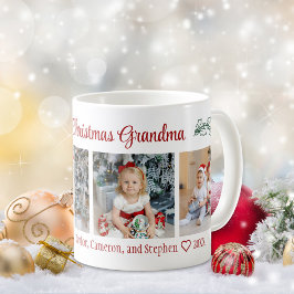Taza De Café Feliz Navidad Abuela 4 Collages de fotos