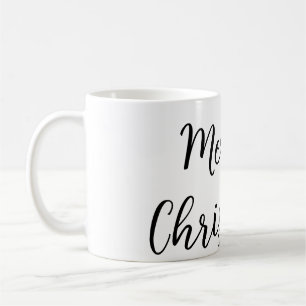 Taza De Café Feliz Navidad añadir nombre de texto personalizado