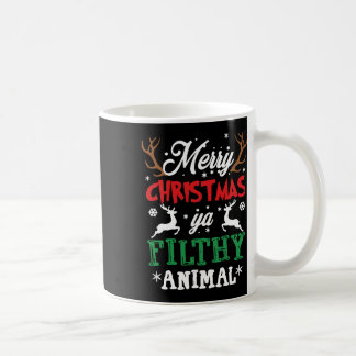 Taza De Café Feliz Navidad Animal Filthy Ya Xmas Pajama