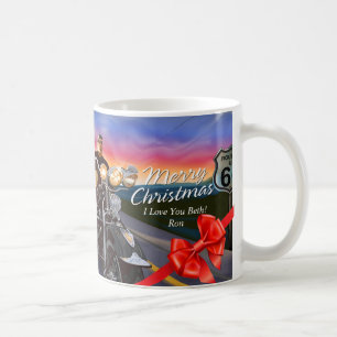 Taza De Café Feliz Navidad Bicicletas 1 Mug