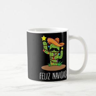 Taza De Café Feliz Navidad Cactus - Árbol Mexicano de Navidad e