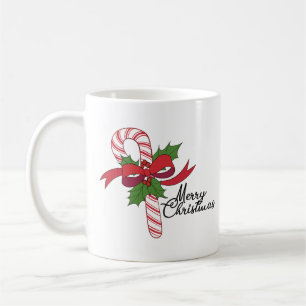 Taza De Café Feliz Navidad Candy Cane
