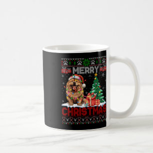 Taza De Café Feliz Navidad Chow Perro Perro Chow Familia Feo Xm