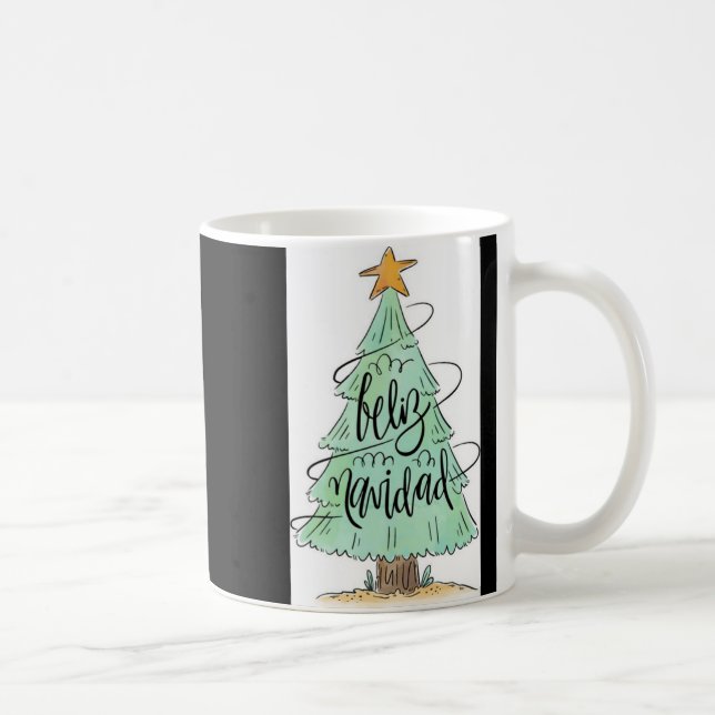 Taza De Café Feliz Navidad Christmas Tree T Shirt  (Derecha)