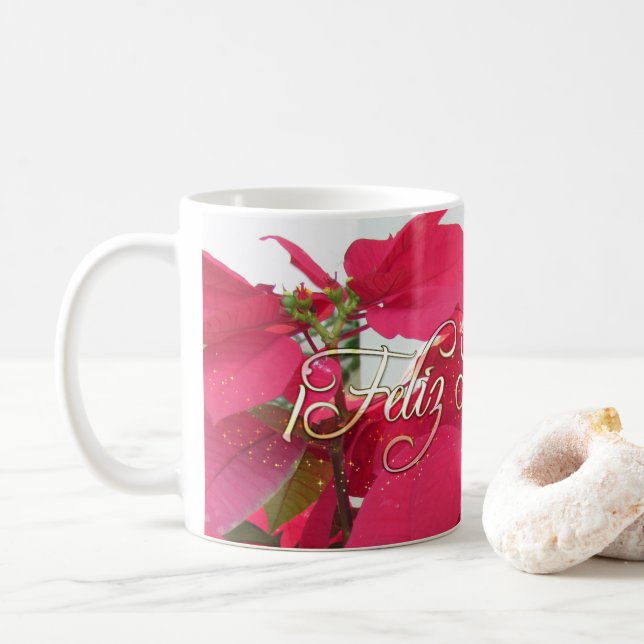 Taza De Café ¡Feliz Navidad! clásica Taza, 11 oz (Con donut)