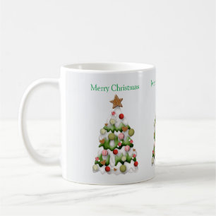 Taza De Café Feliz Navidad colorido árbol de Navidad