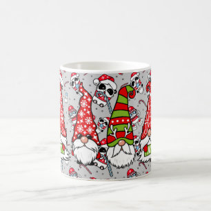 Taza De Café Feliz Navidad con regalos de bastones de caramelo
