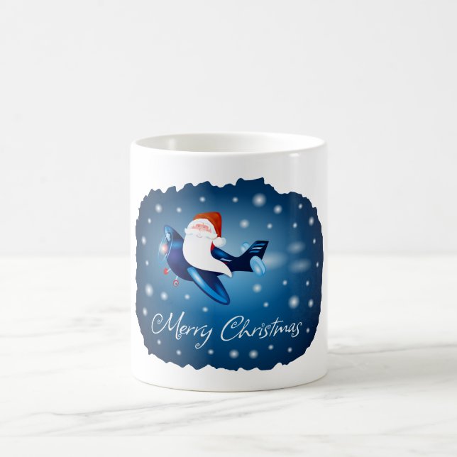 Taza De Café Feliz Navidad con Santa (Centro)
