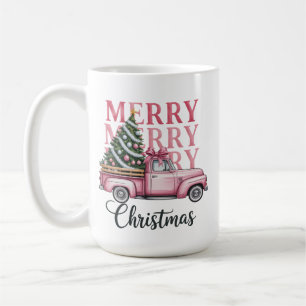 Taza De Café Feliz Navidad Coquette Lazo Temporada Navideña