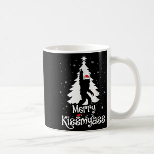 Taza De Café Feliz Navidad de Bigfoot Yeti Sasquatch divertido