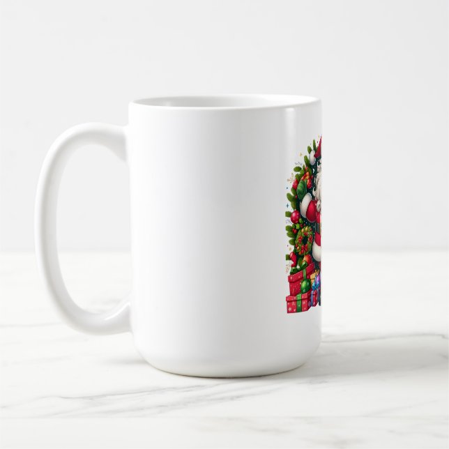 Taza De Café Feliz Navidad de Papá Noel (Izquierda)