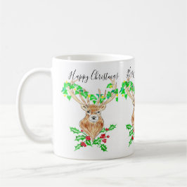 Taza De Café Feliz Navidad Deer
