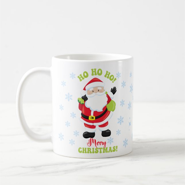 Taza De Café Feliz Navidad desde Santa Claus (Izquierda)