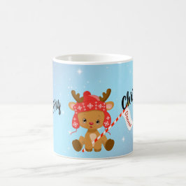 Taza De Café Feliz Navidad Donner Reindeer