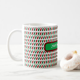 Taza De Café Feliz Navidad Elegante y Personalizar moderno