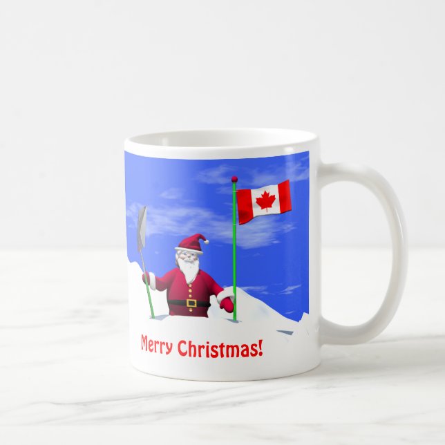 Taza De Café Feliz Navidad en Canadá (Derecha)