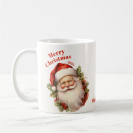 Taza De Café Feliz Navidad en Santa Vintage