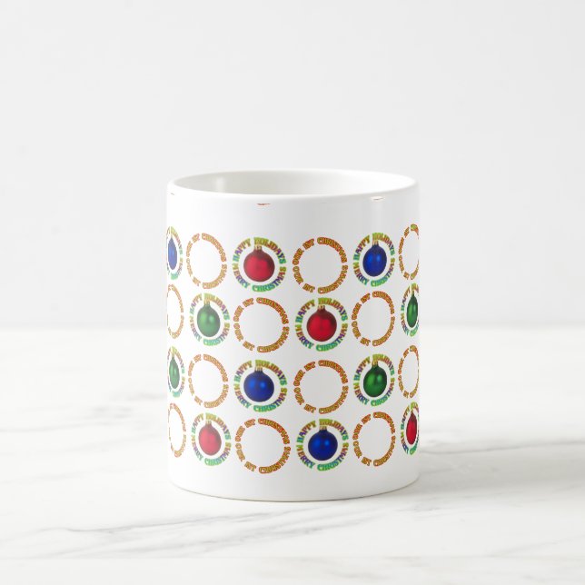 Taza De Café Feliz Navidad Felices Fiestas Nuestra Primera Navi (Centro)