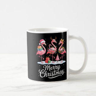 Taza De Café Feliz Navidad Flamingo Mujeres Niñas Niños Navidad
