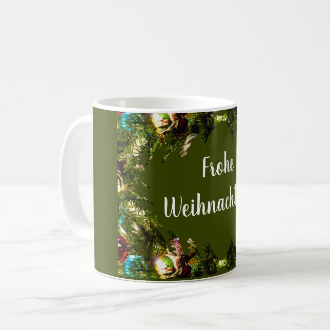 Taza De Café Feliz Navidad German Mug (Anverso izquierdo)