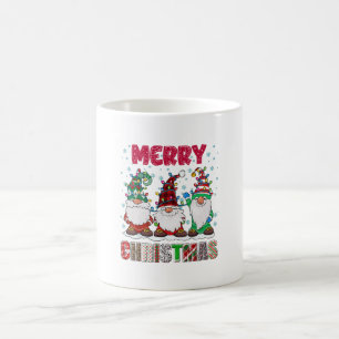 Taza De Café Feliz Navidad Gnome Family Divertido Árbol de Navi