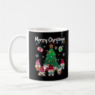 Taza De Café Feliz Navidad Gnomies Invierno Gnome Xmas Tree Gif