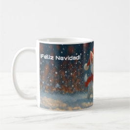 Taza De Café Feliz Navidad - Kitten - Gift - Mug