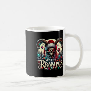 Taza De Café Feliz Navidad Krampus Krampus viene a la ciudad
