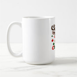 Taza De Café Feliz Navidad – Luces de Reno y Alegría
