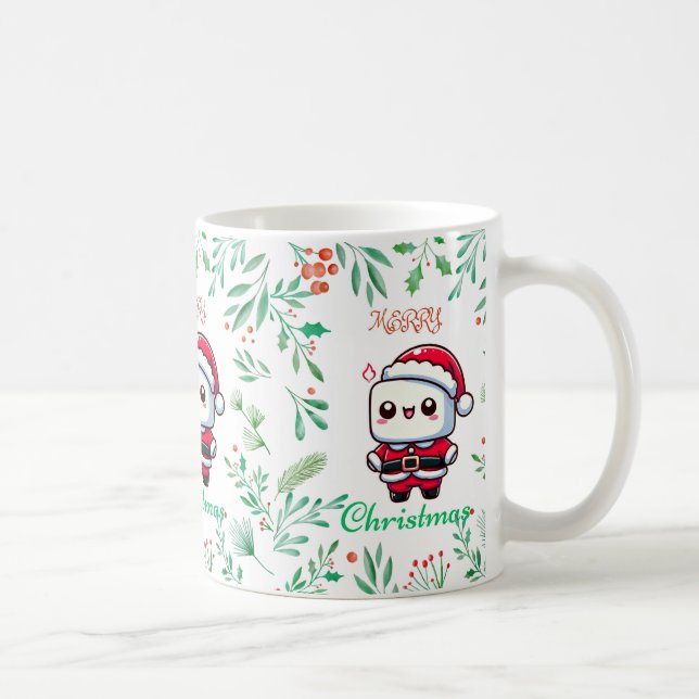 Taza De Café Feliz Navidad Marshmallow Delight (Derecha)