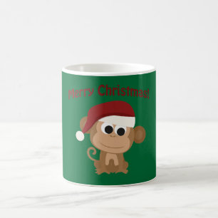 Taza De Café Feliz Navidad! Mono