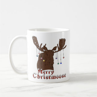 Taza De Café Feliz Navidad Moose Café Mug