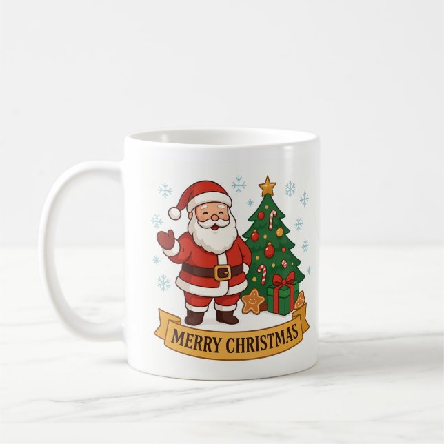 Taza De Café Feliz Navidad Mug (Izquierda)