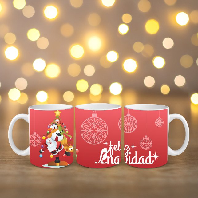 Taza De Café Feliz Navidad Mug, 11 oz (Subido por el creador)