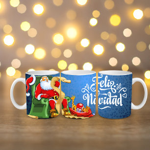 Taza De Café "Feliz Navidad" Mug, 11 oz