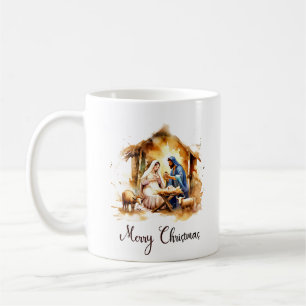 Taza De Café Feliz Navidad Natividad