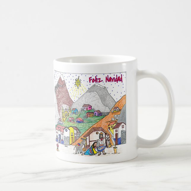 Taza De Café Feliz Navidad - navidad en Venezuela (VE) (Derecha)