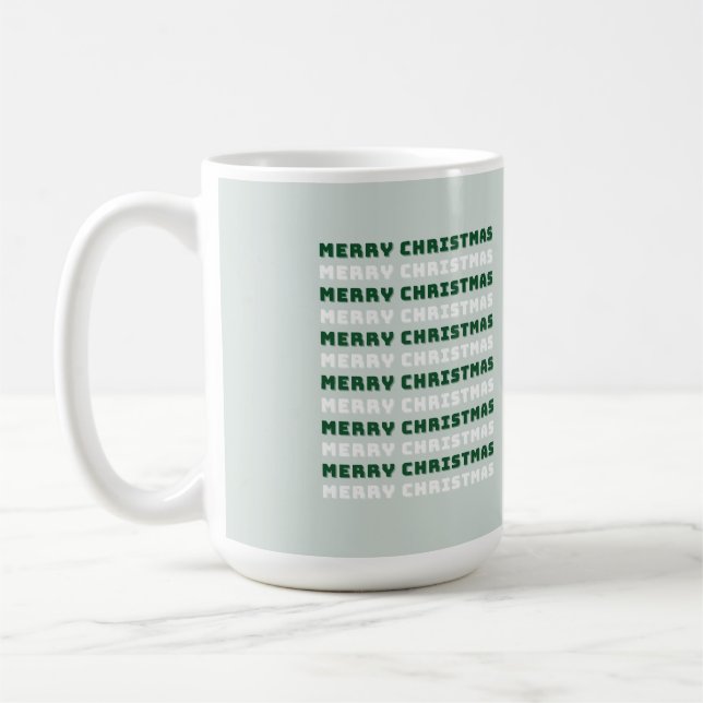 Taza De Café Feliz Navidad, Navidades verdes, arte, Navidades (Izquierda)