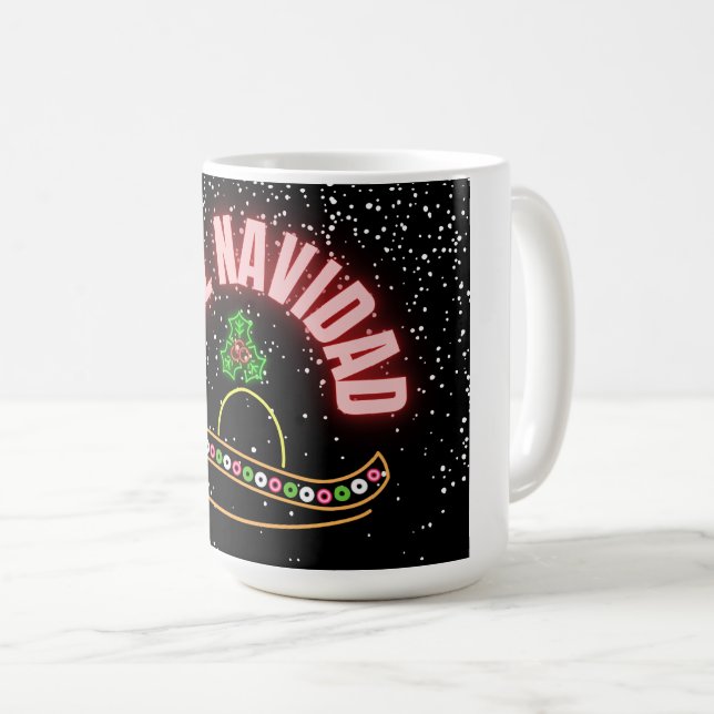 Taza De Café Feliz Navidad navideño (Anverso derecho)