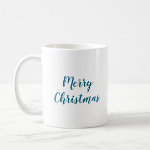 Taza De Café Feliz Navidad Océano Azul