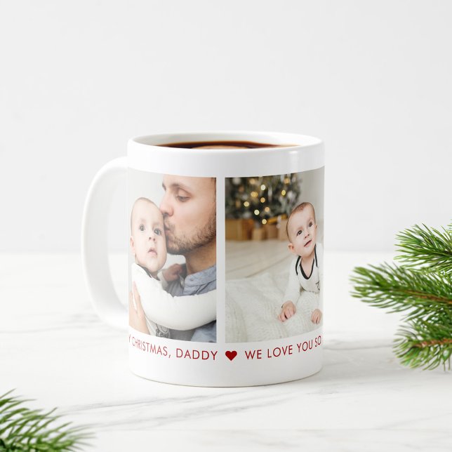 Taza De Café Feliz Navidad Papi 3 Personalizado de fotos Coffee (Subido por el creador)