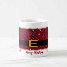 Feliz Navidad-Santa-Deslumbrante Rojo-