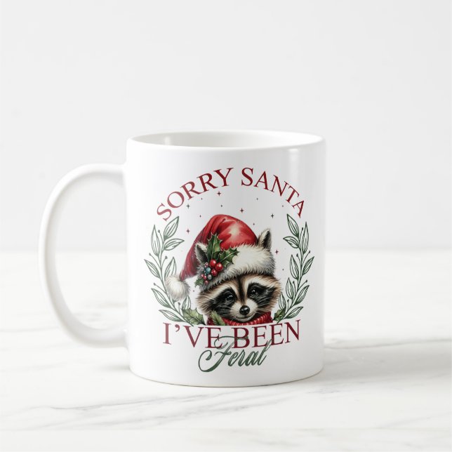 Taza De Café Feliz Navidad Santa Mug (Izquierda)