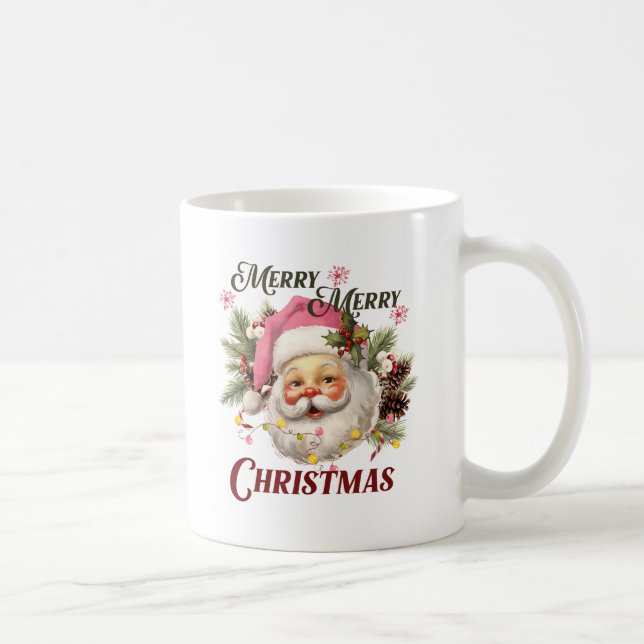 Taza De Café Feliz Navidad - Santa Rosa (Derecha)