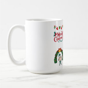 Taza De Café Feliz Navidad Santa Skater Niños Diversión de Navi
