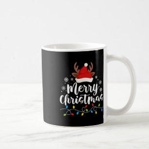 Taza De Café Feliz Navidad Santa Squad de renos Graciosa Navida