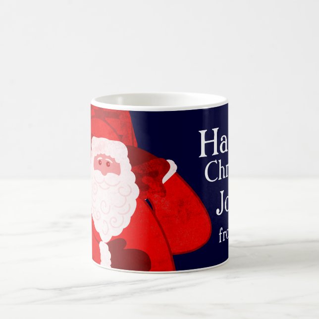Taza De Café Feliz navidad Santa tinieblas rojas/azules (Centro)