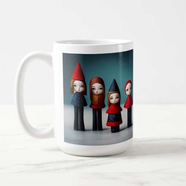 Taza De Café Feliz Navidad sean alegría y brillo (Izquierda)
