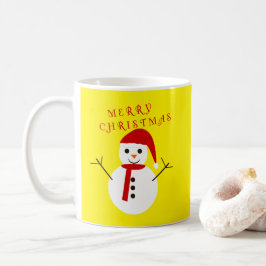 Taza De Café Feliz Navidad Snowman