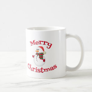 Taza De Café Feliz Navidad Snowman Mugs Cups